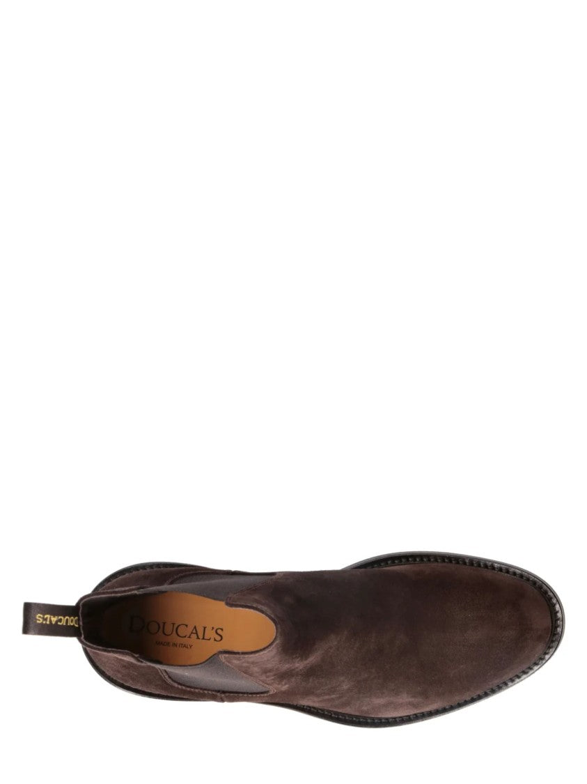 Doucal's Brown Beatles Suede Boots
