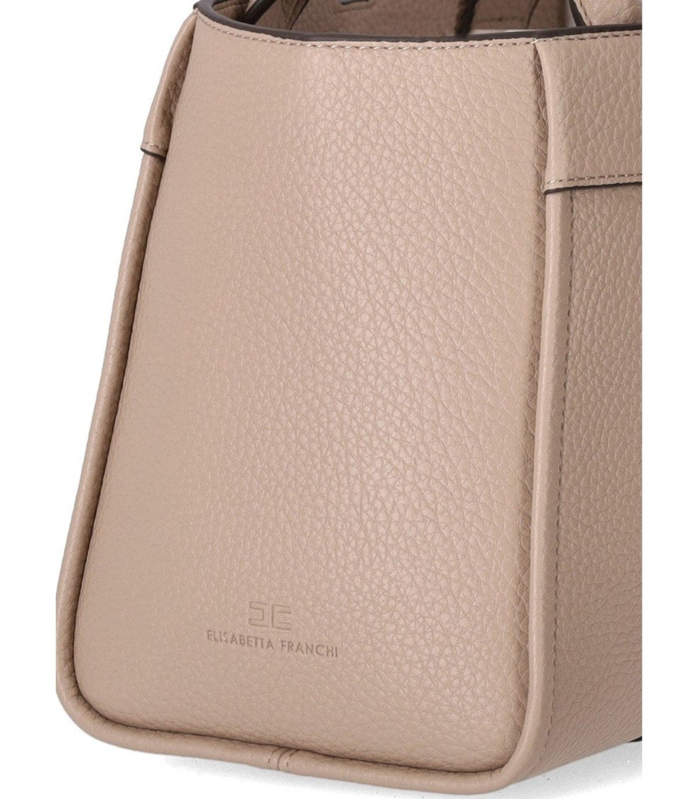 Elisabetta Franchi Grey Medium Handbag