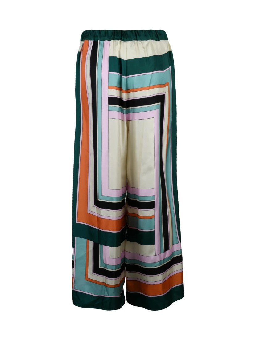Max Mara Silk Trousers - Multicolor