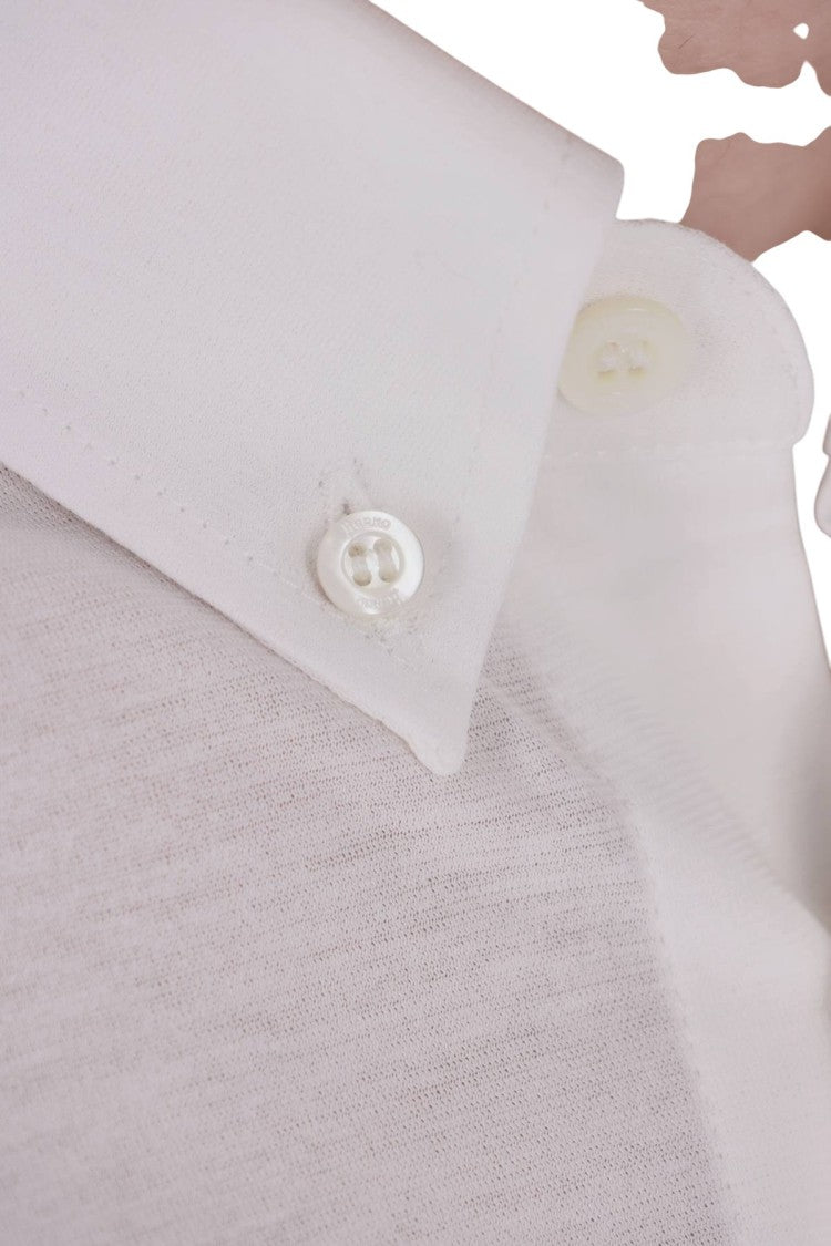Herno Button-Down Cotton Crepe Shirt