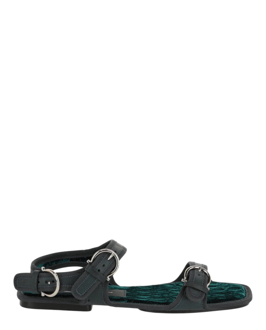 Ferragamo Anteo Gancini Buckle Sandals