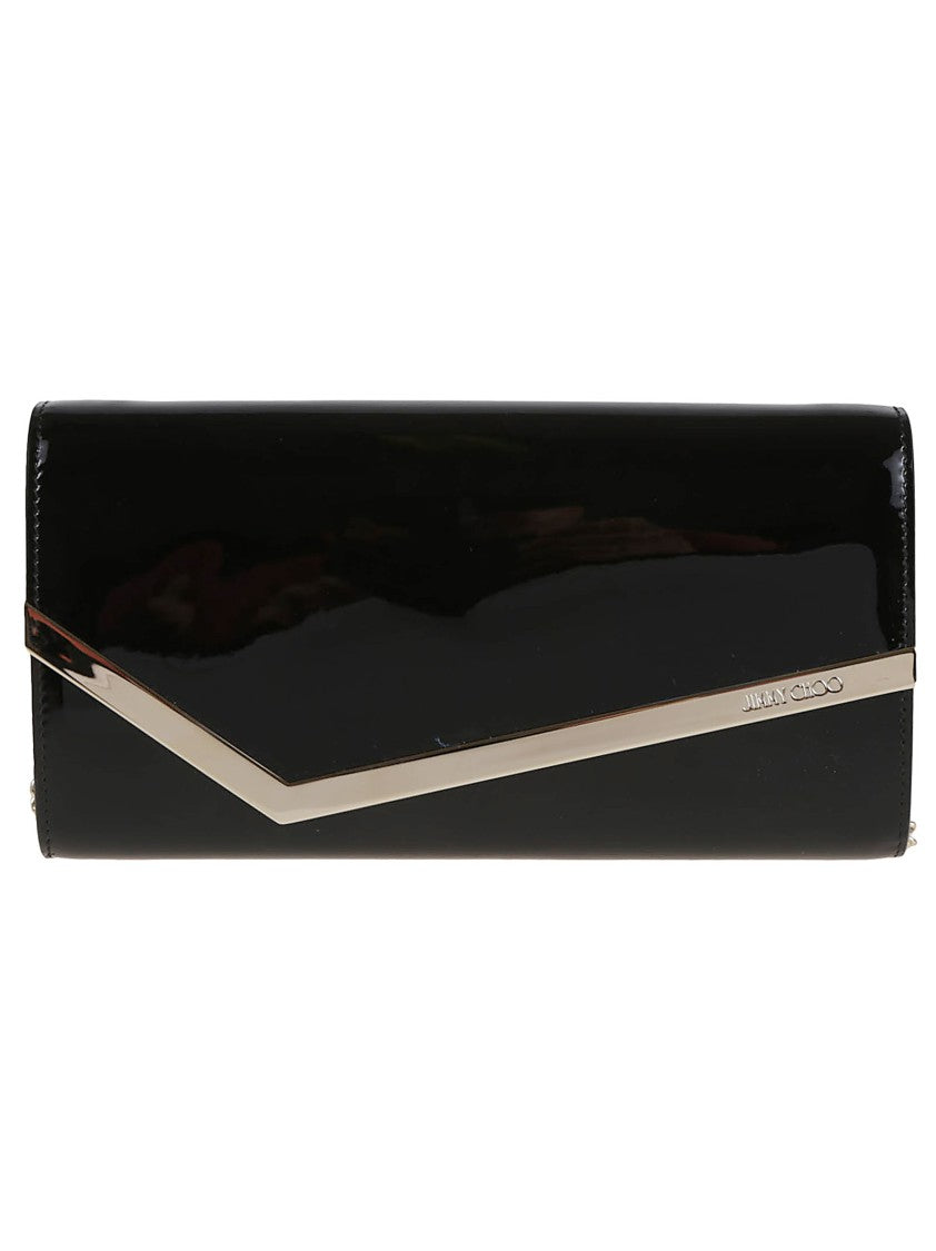 Jimmy Choo Emmie Patent Leather Clutch