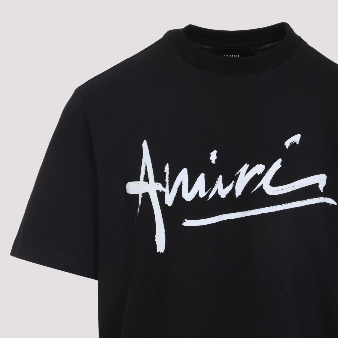 Amiri Black Cotton Script Tee