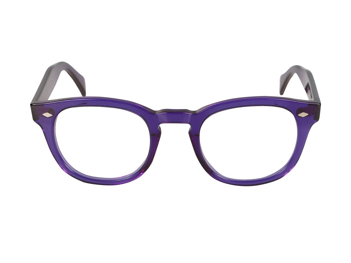 Kador Purple Jolly Cal 49 Round Plastic Eyeglasses