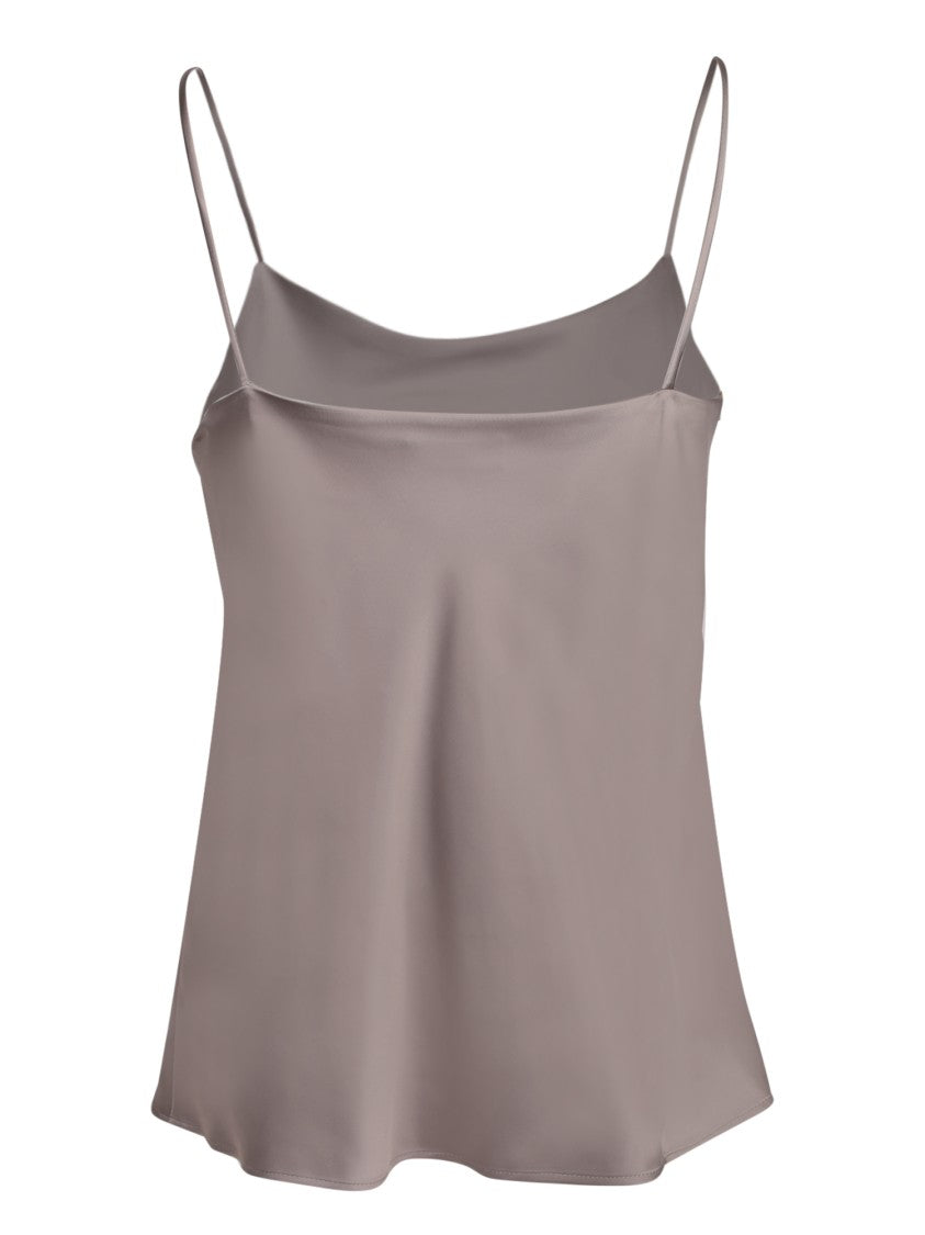 Herno Flowing Satin Blouse With Delicate Sheen