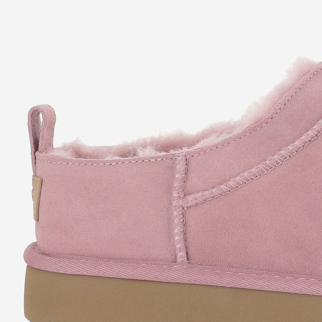 Ugg Micro Ankle Boots With Soft Suede Exterior And Round Toe Design