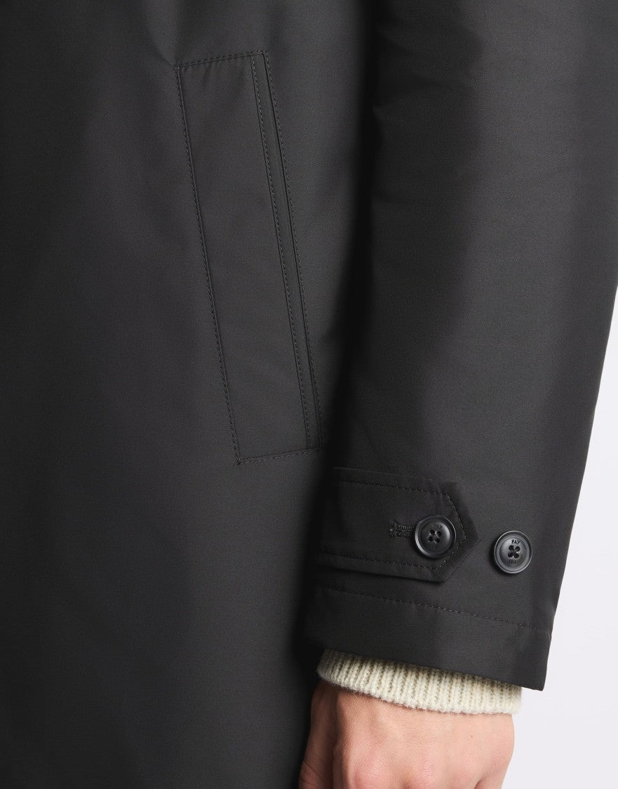 Fay Double-Breasted Cotton Jacket With Design