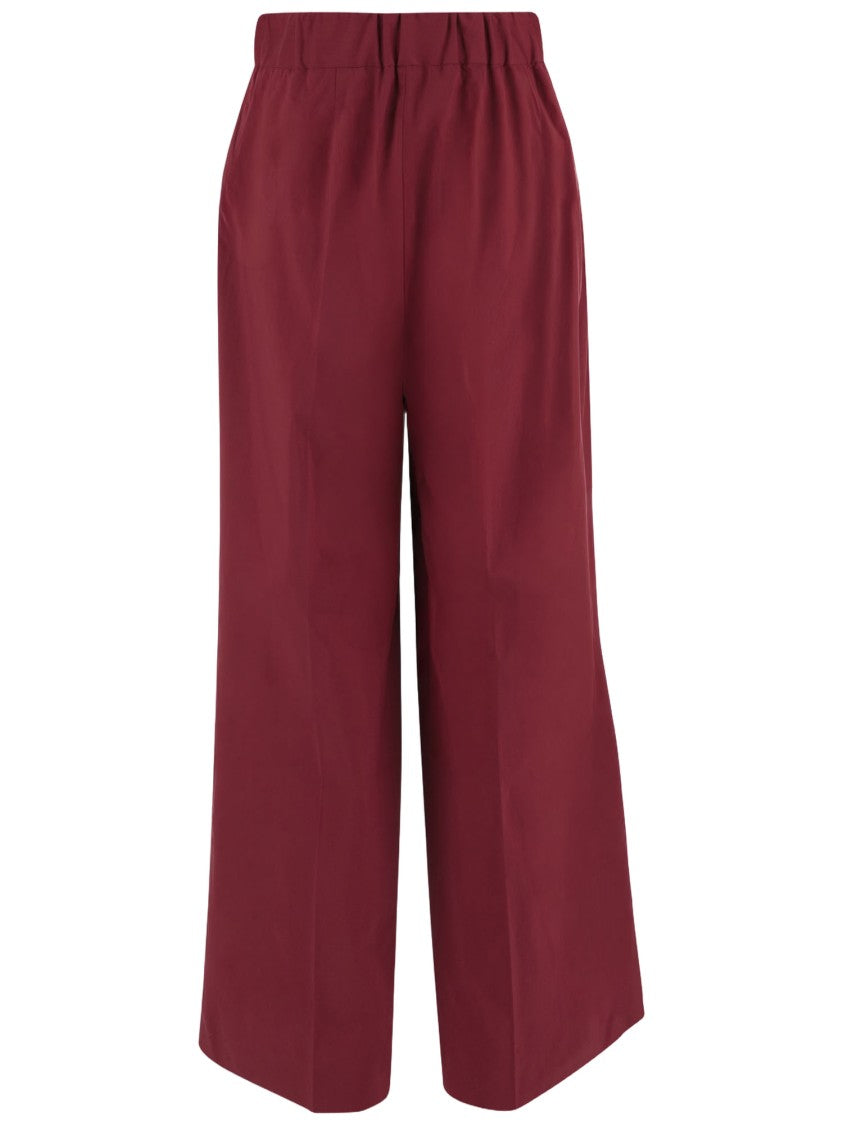 Sa Su Phi Wide-Leg Cotton Blend Trousers