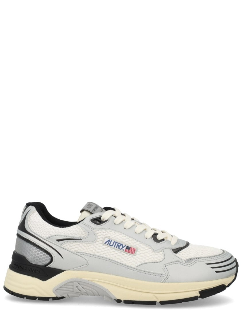 Autry Neutrals Hyperway Layered Mesh Sneakers
