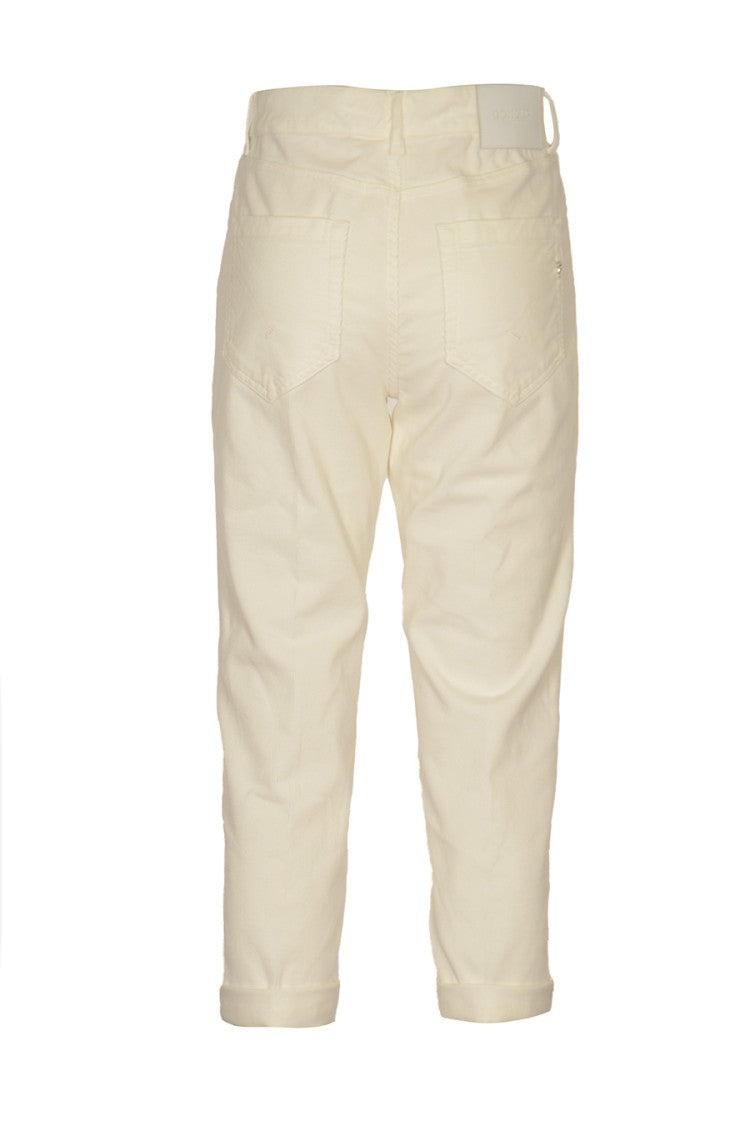 Dondup High-Waisted Ice Trousers With Rolled Cuffs