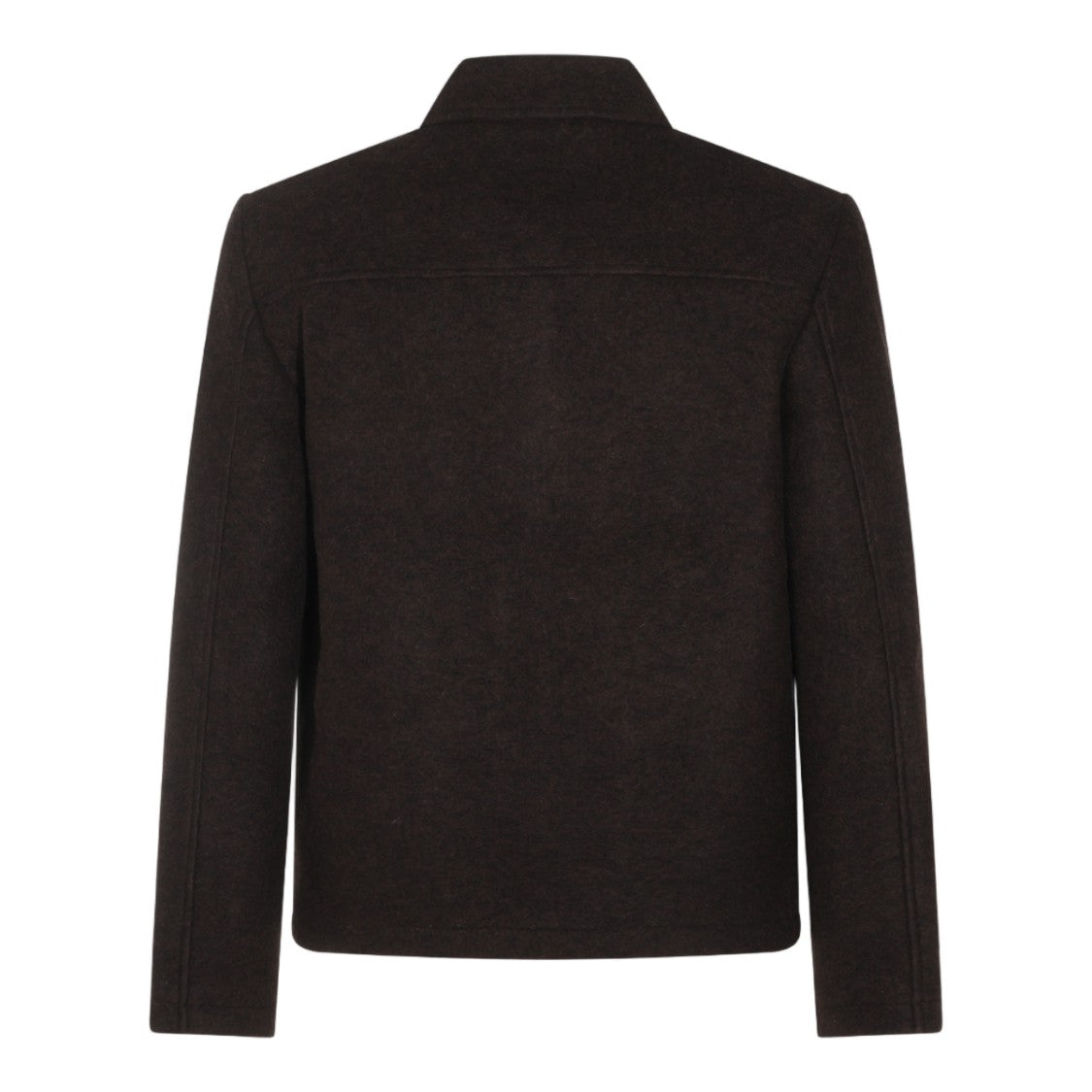 Nn.07 Textured Minimalist Black Casual Jacket