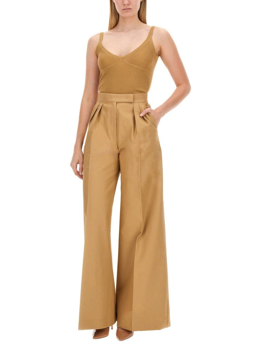 Max Mara Refined Slim Fit Top In Silk-Cashmere Blend