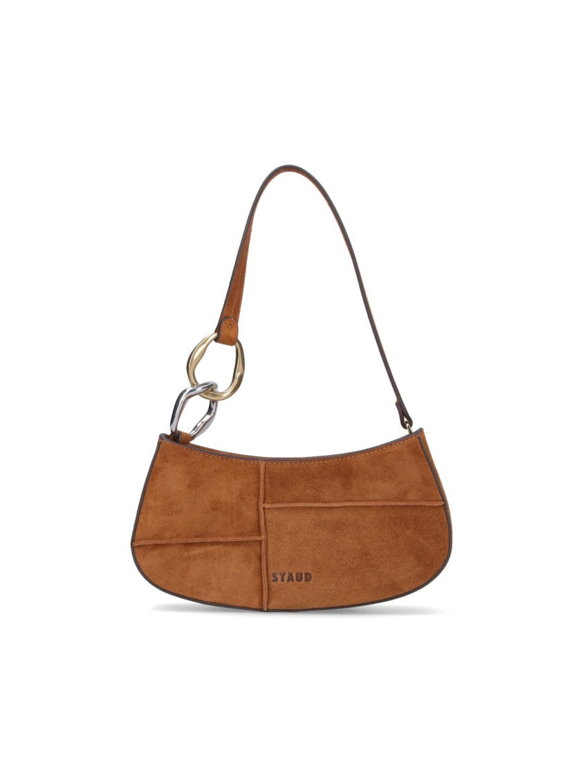 Staud "Ollie" Shoulder Bag – Brown