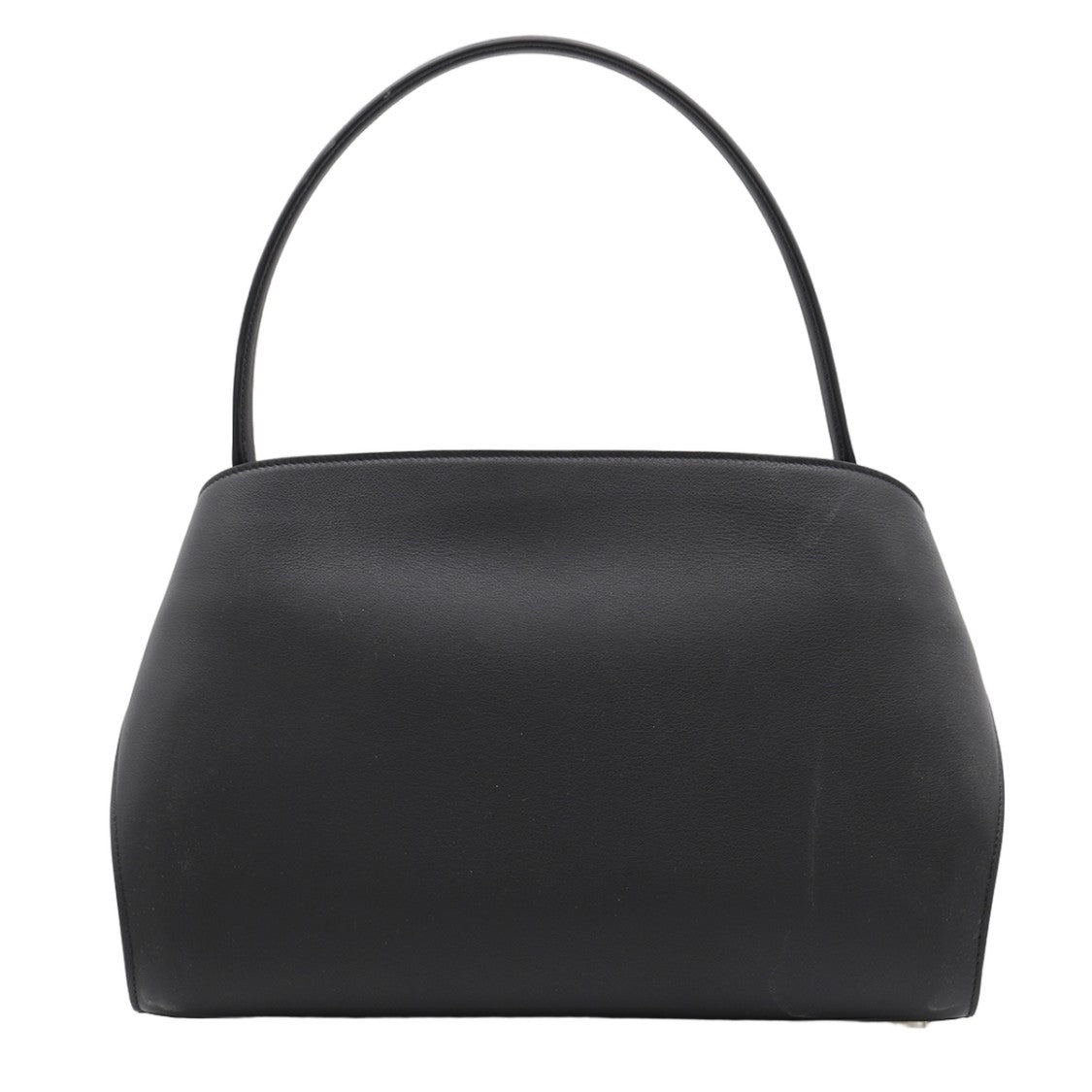 Ferragamo Structured Black Handbag