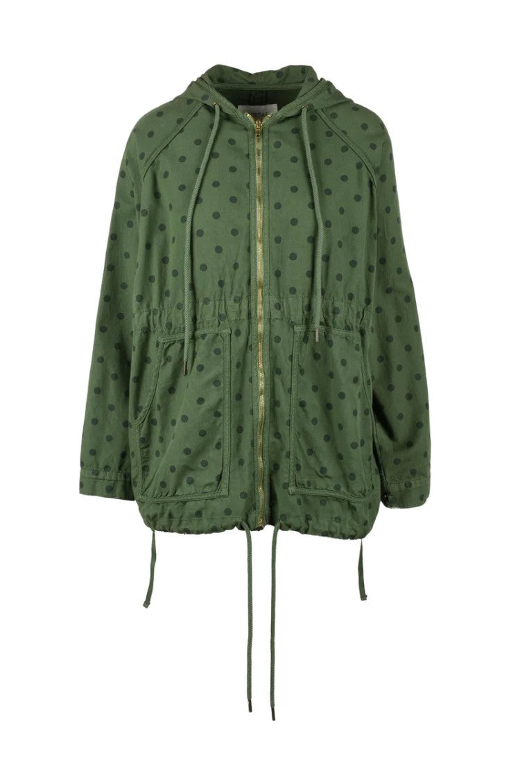 The Great Relaxed-Fit Green Parka With Adjustable Features