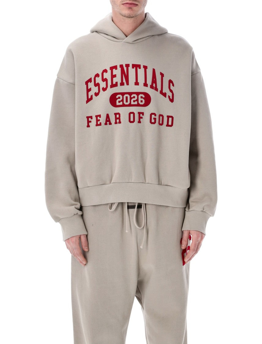 Fear Of God Essentials Classic Hoodie Smoke Grey