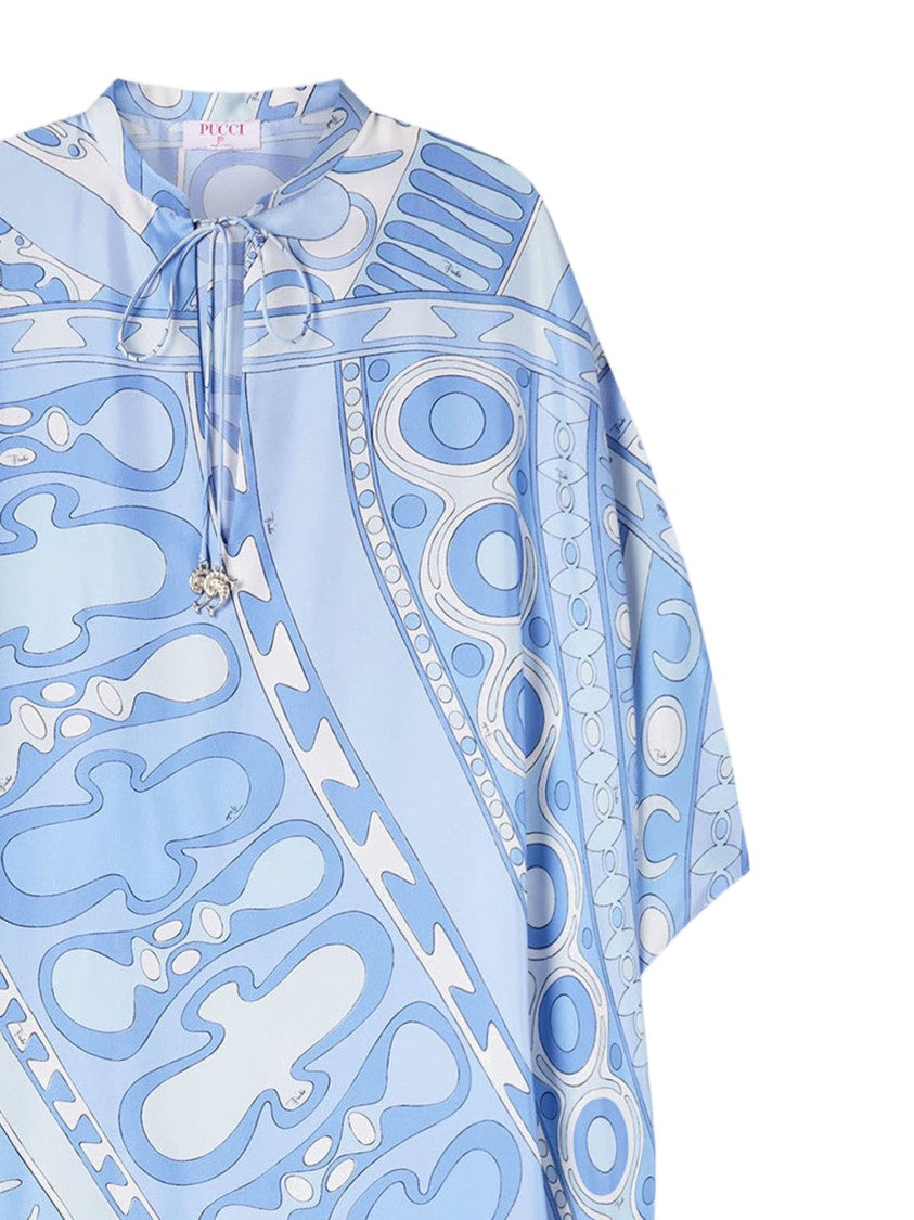 Emilio Pucci Tunic-Style Long Dress With Geometric Patterns