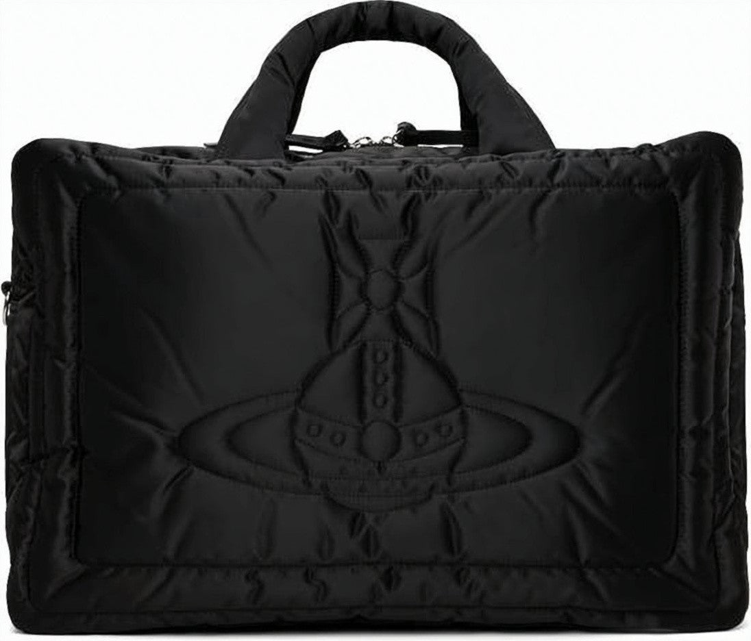 Vivienne Westwood Quilted Nylon Tote Bag