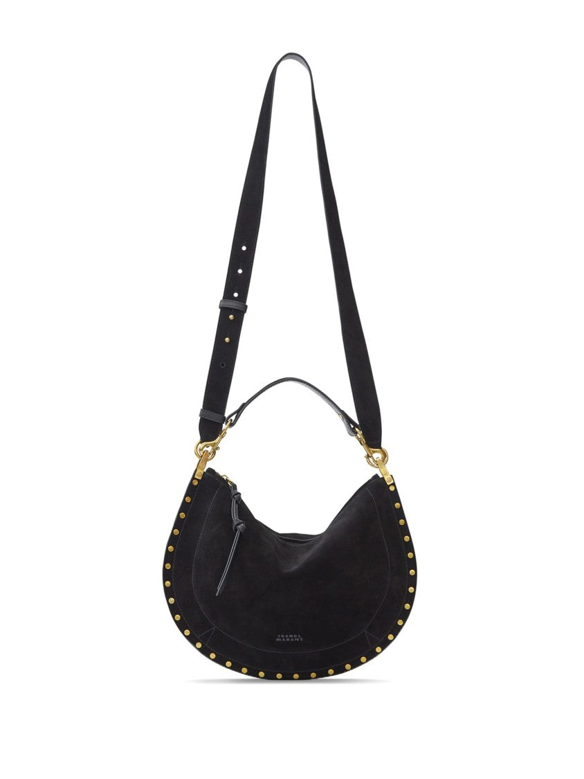 Isabel Marant Black Oskan Soft Crescent Shoulder Bag
