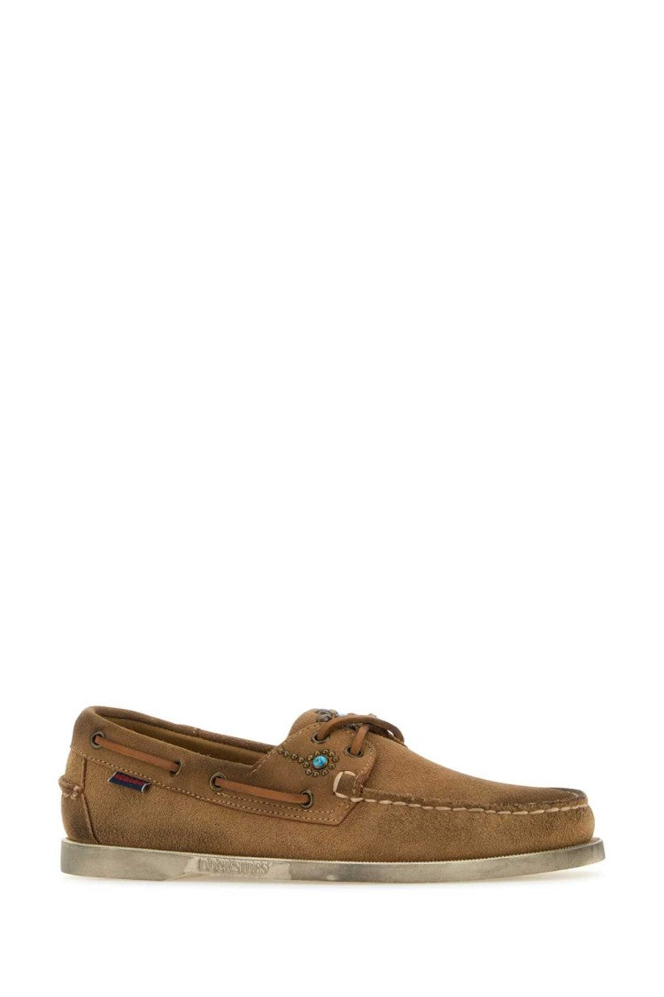 Sebago Camel Suede Portland Flesh Out Loafers