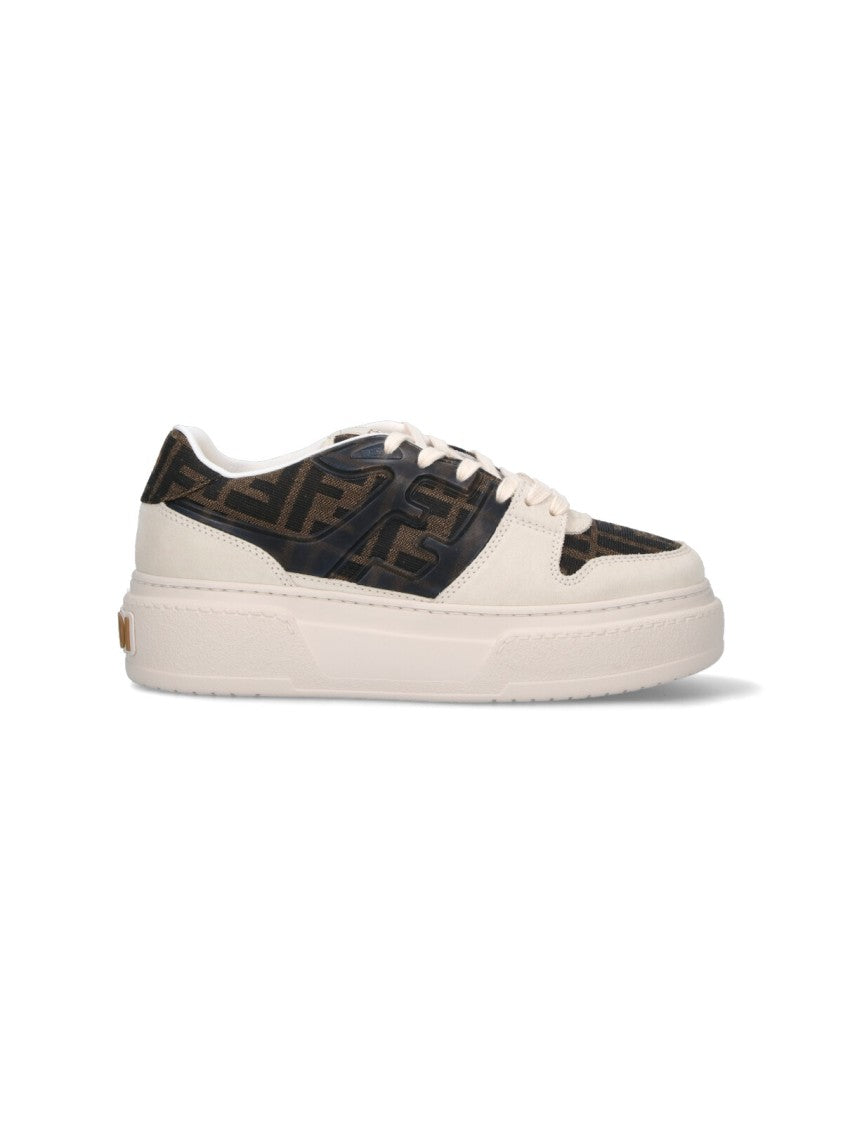 Fendi Match Sneakers – Brown