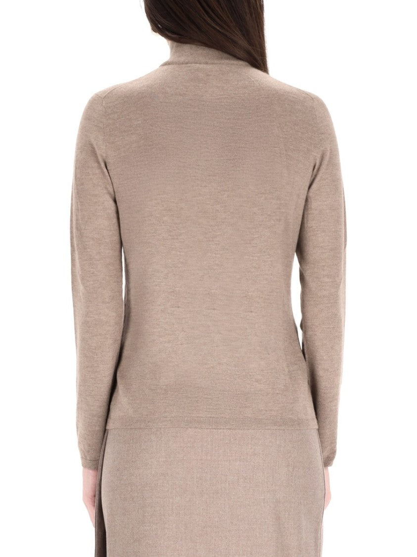 Max Mara Fitted Cashmere Turtleneck Sweater By Max Mara