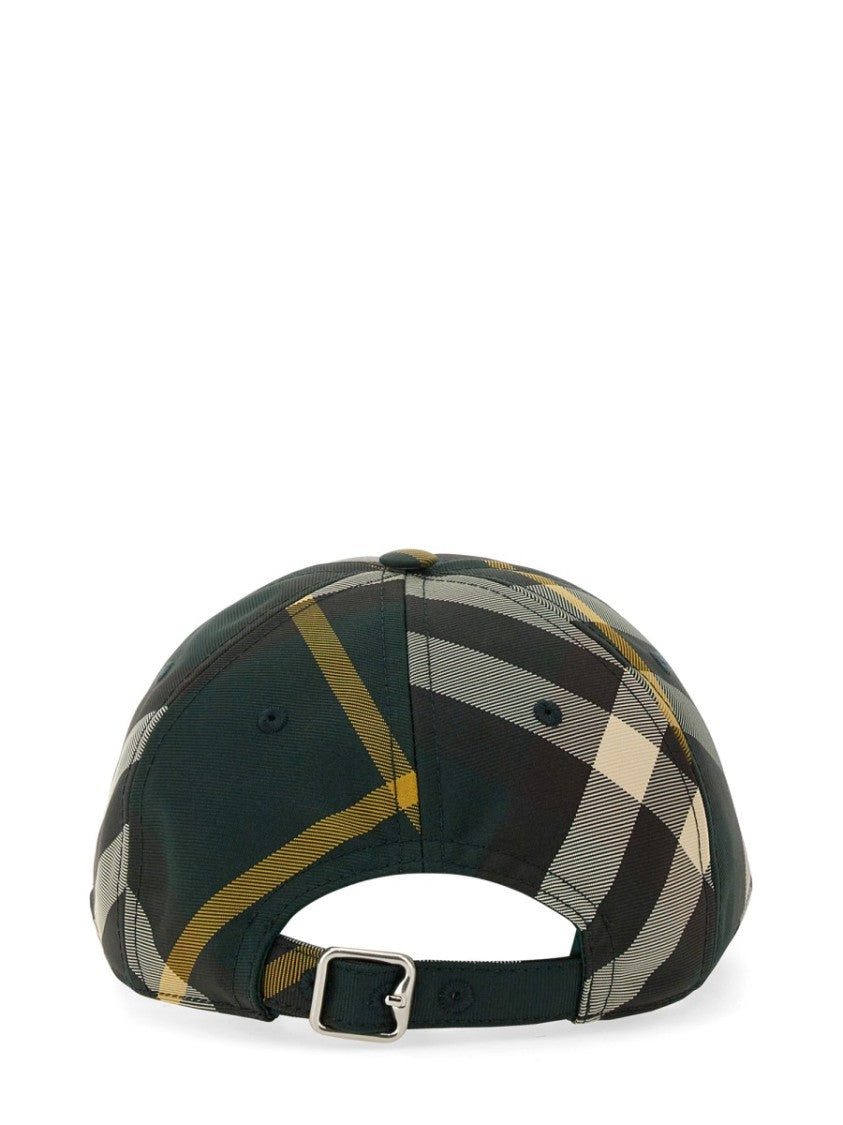 Burberry Plaid Pattern Polyester Baseball Cap