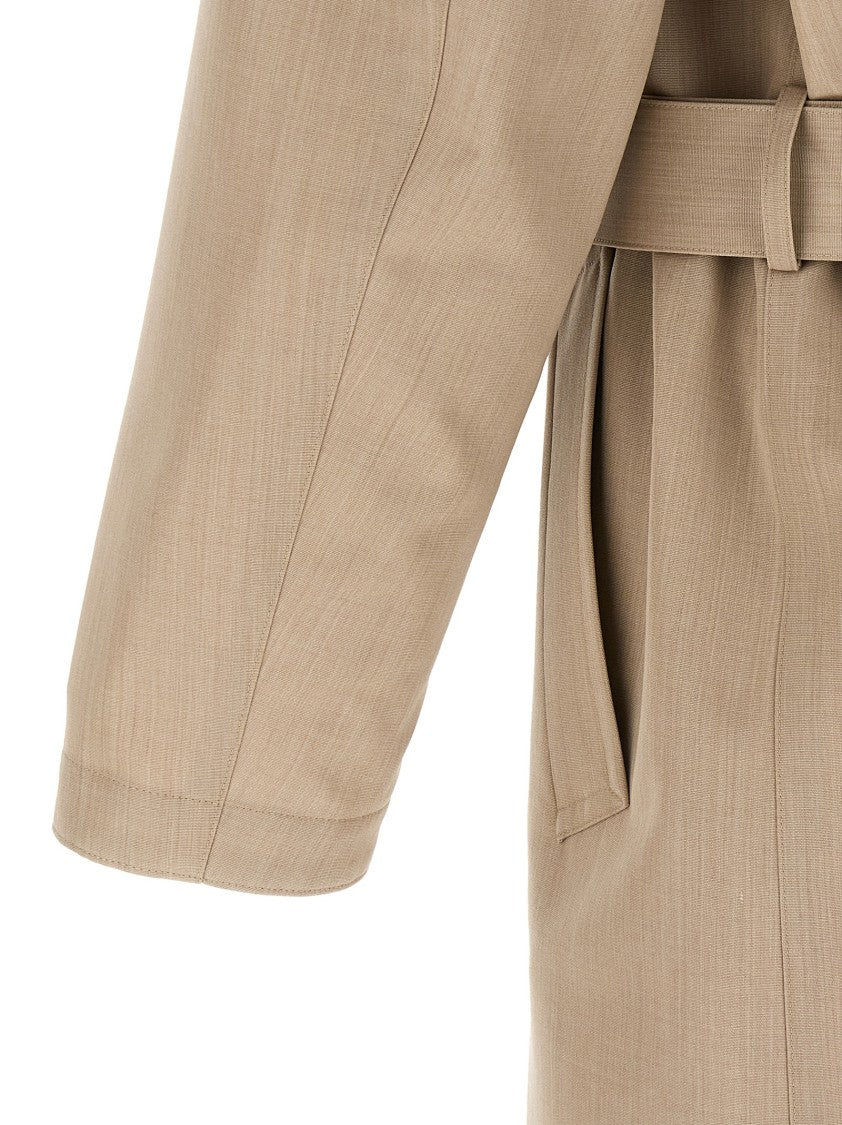 Auralee Wool Max Canvas' Coat