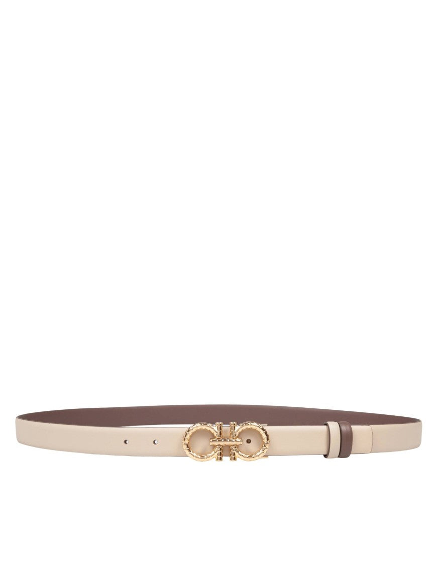 Salvatore Ferragamo Reversible Leather Gancini Belt