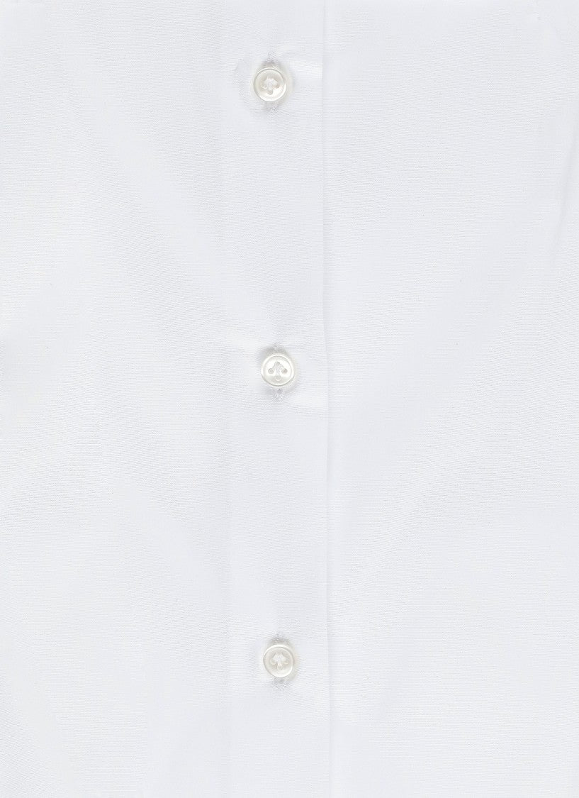Fay White Cotton Casual Shirt