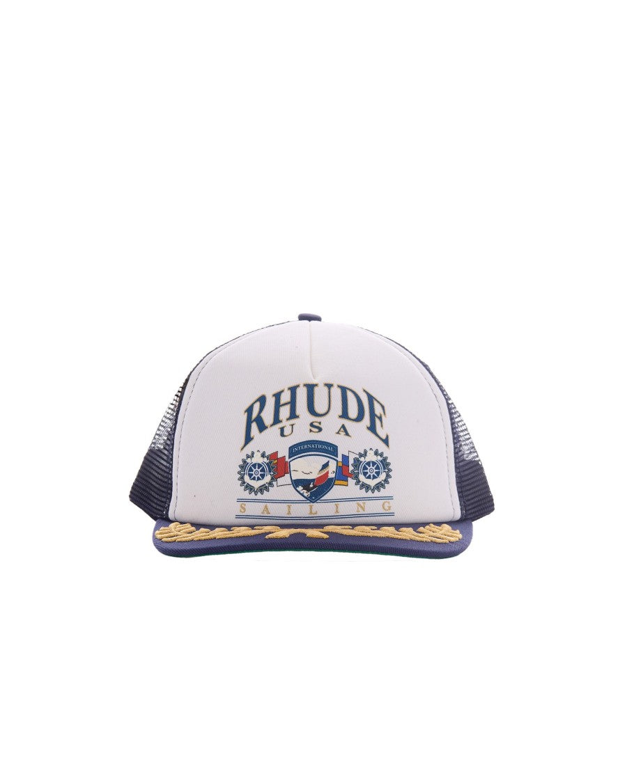 Rhude Usa Sailing Icon Trucker Cap
