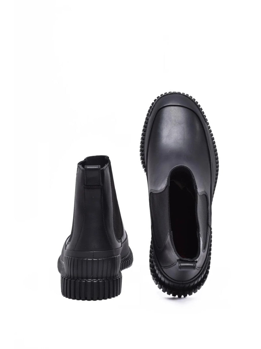 Camper Camper Mugello Leather Ankle Boot With Minimalist Silhouette