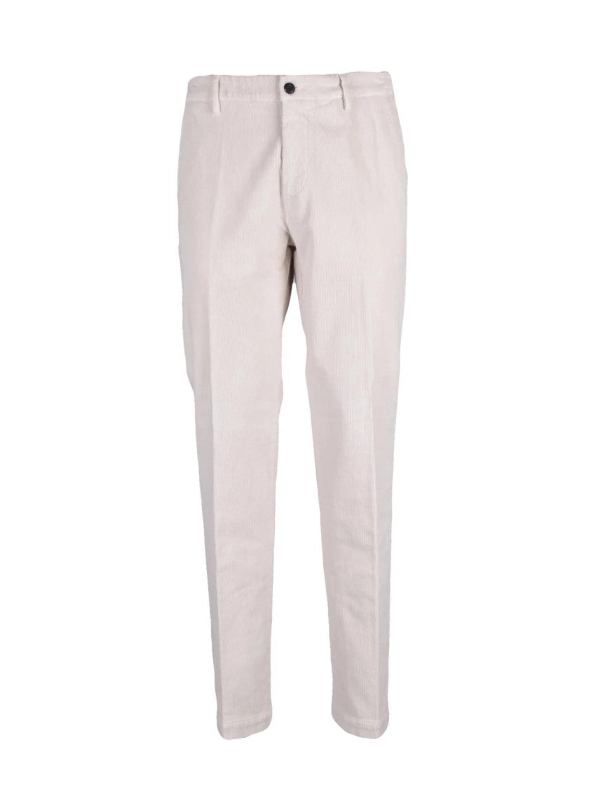Eleventy Beige Stretch Cotton Regular Fit Chino Pants
