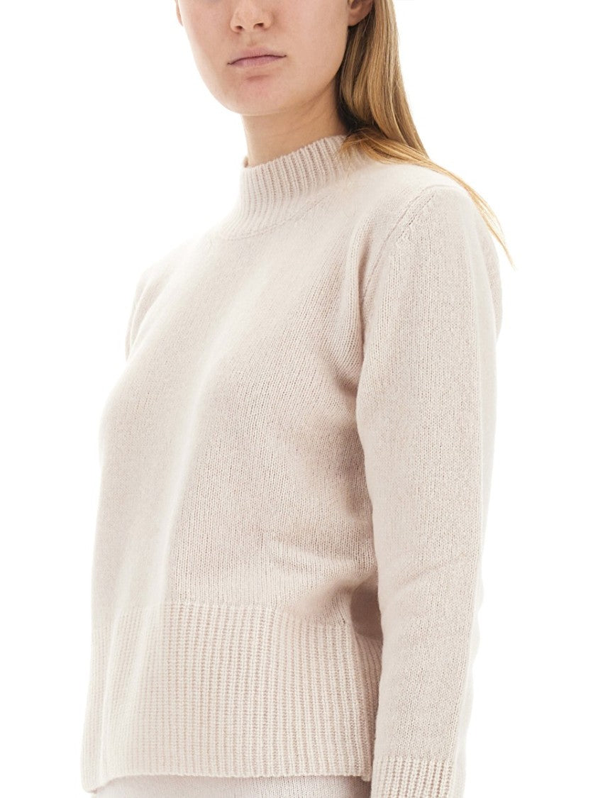 Alysi High Neck Wool Jersey
