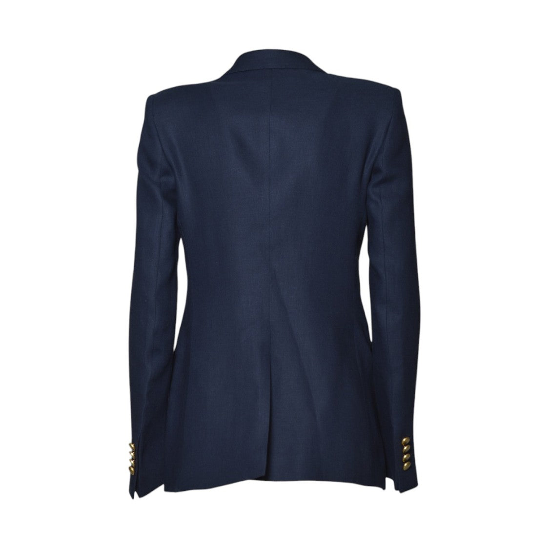 Tagliatore J-Parigi Double-Breasted Jacket In Blue Linen Twill
