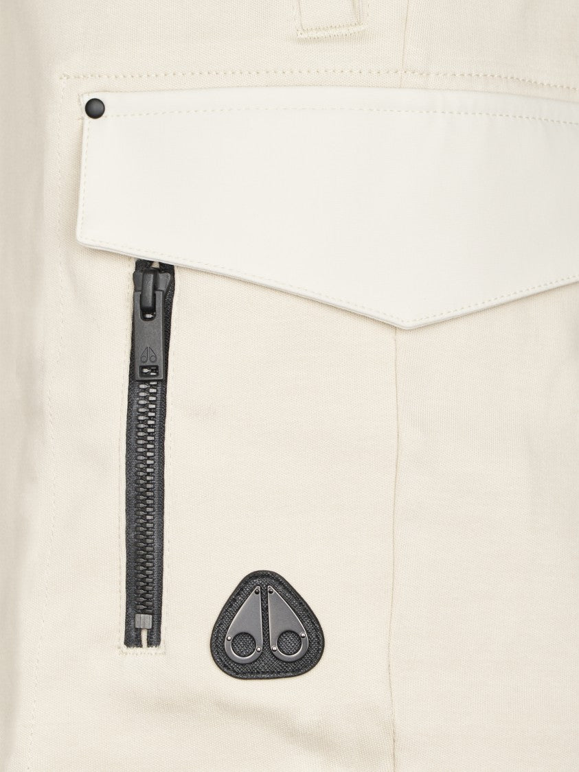 Moose Knuckles Minimalist Straight-Cut Cotton Shorts With Flap Pockets