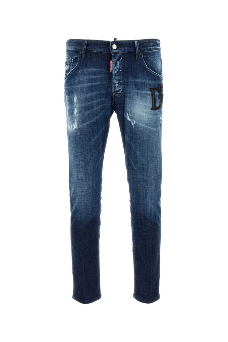 Dsquared2 Stretch Denim Skater Jeans