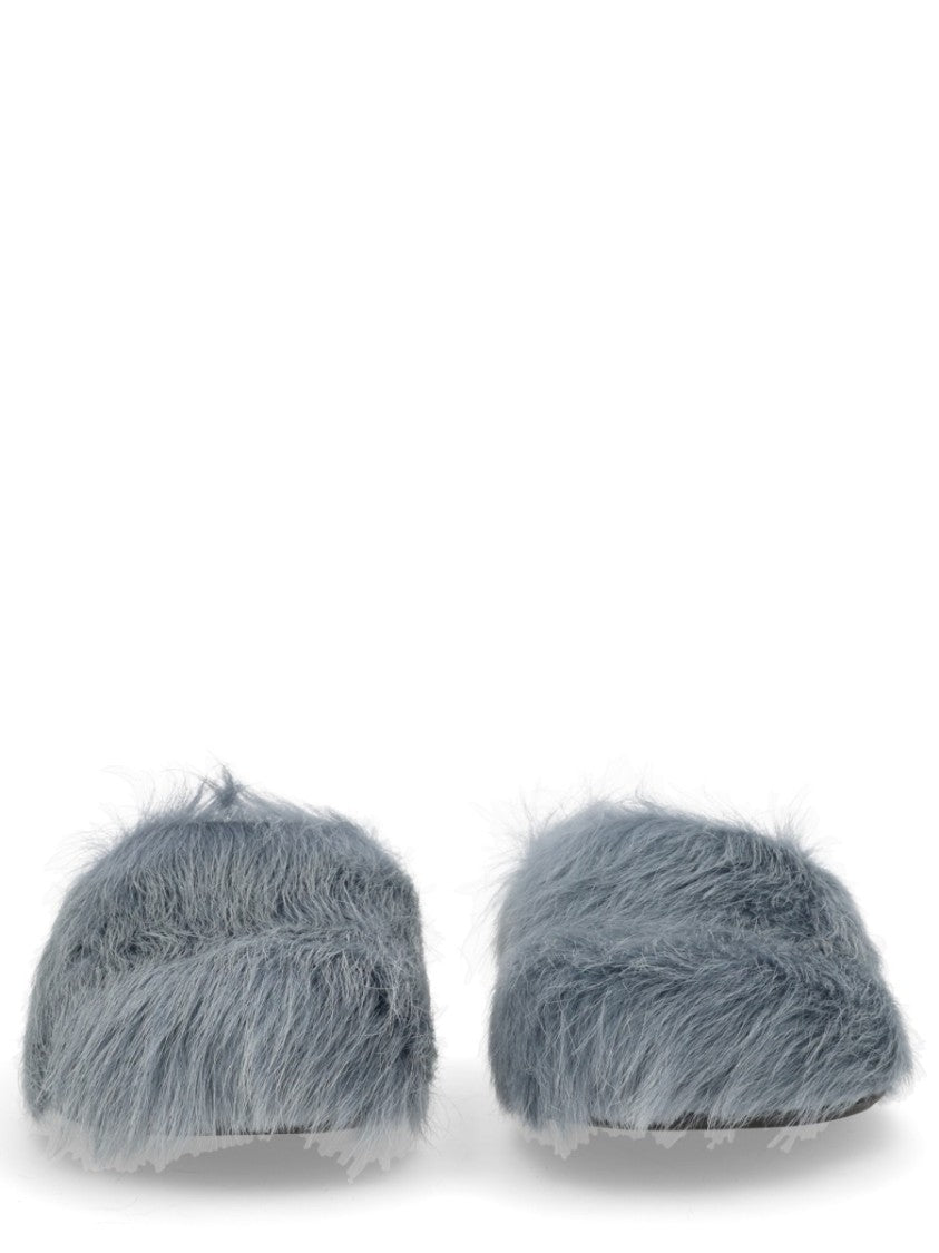 Marni Fussbet Plush Calf Hair Loafers