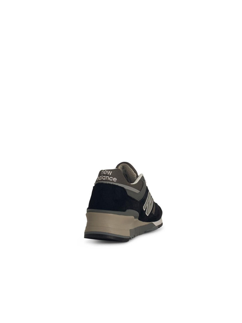 New Balance 997' Black Suede Blend Sneakers