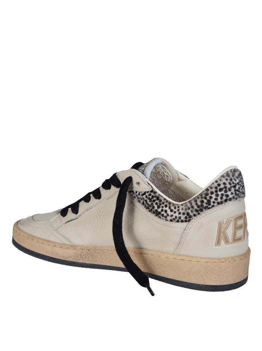 Golden Goose Ballstar Nappa Upper Toe Spur Horsy Collar Sneakers