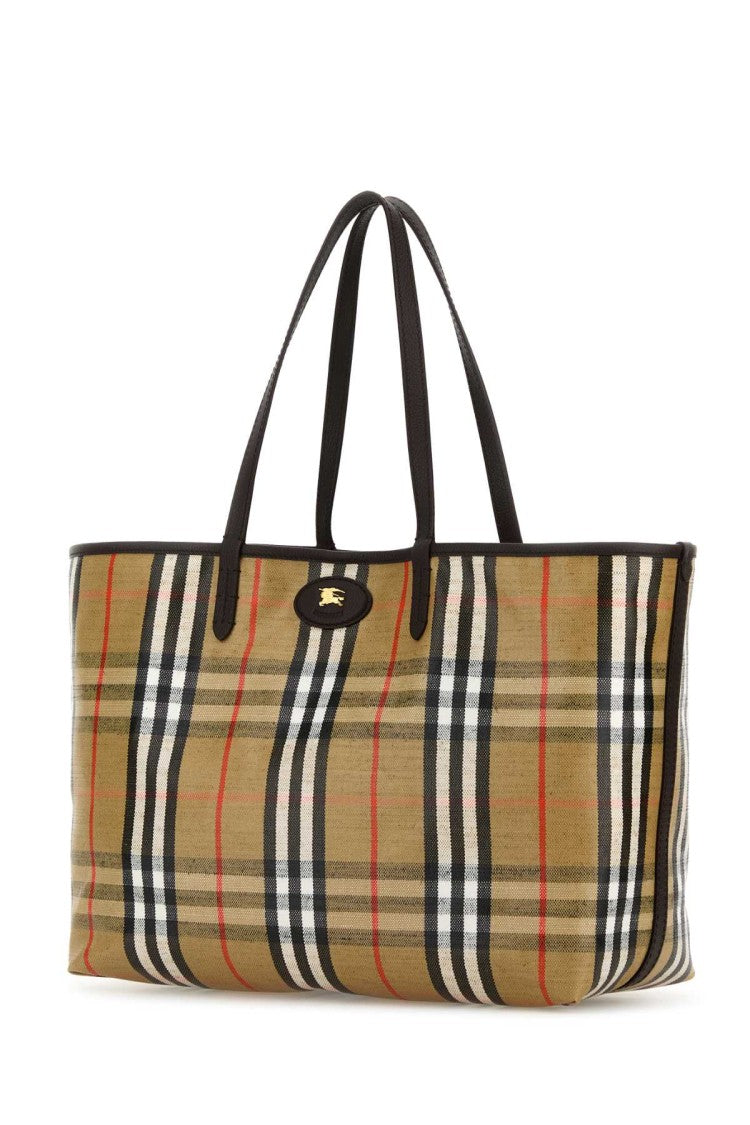 Burberry Printed Canvas Shopping Bag