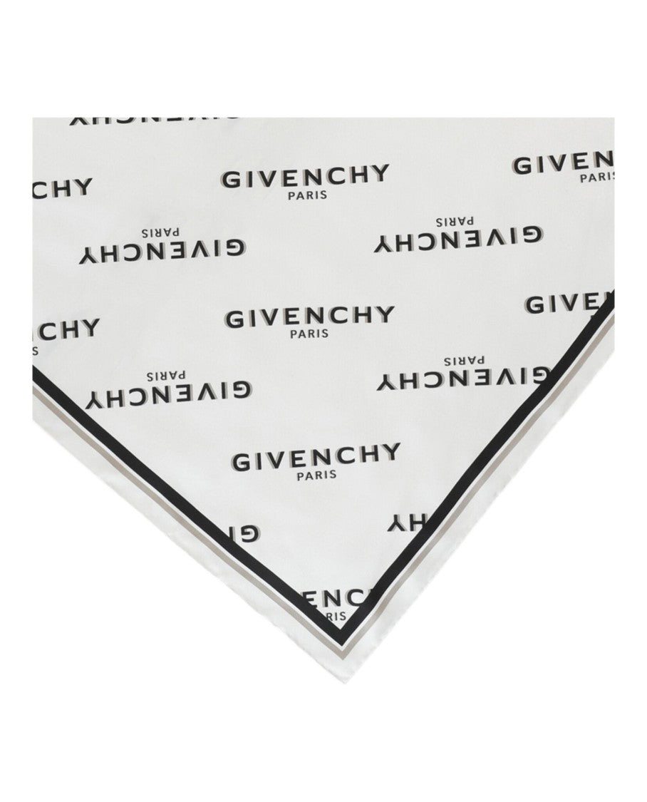Givenchy Shadow Square Scarf In Silk
