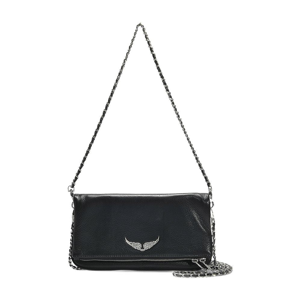 Zadig & Voltaire Rock Clutch With Fold-Over Flap