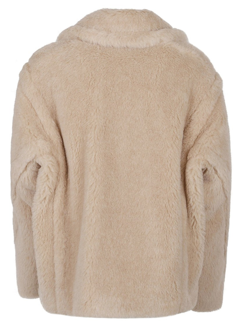 Max Mara Mxmtritone Plush Teddy Alpaca Blend Jacket