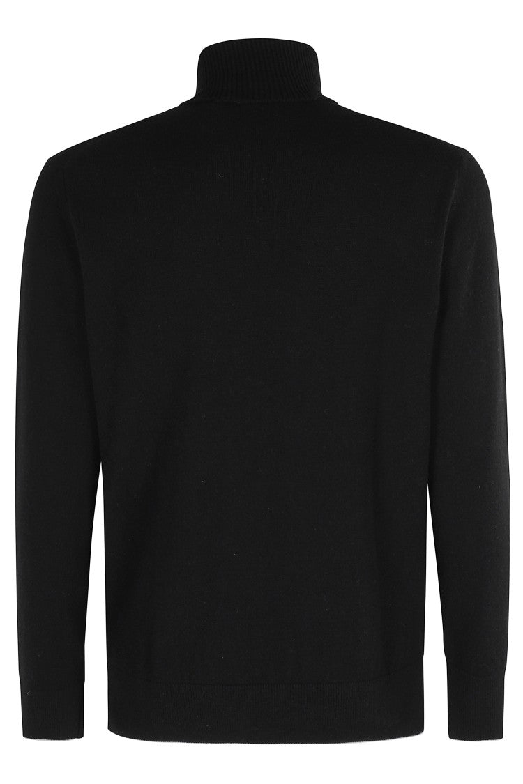 Eleventy Black Ml Turtleneck Sweater