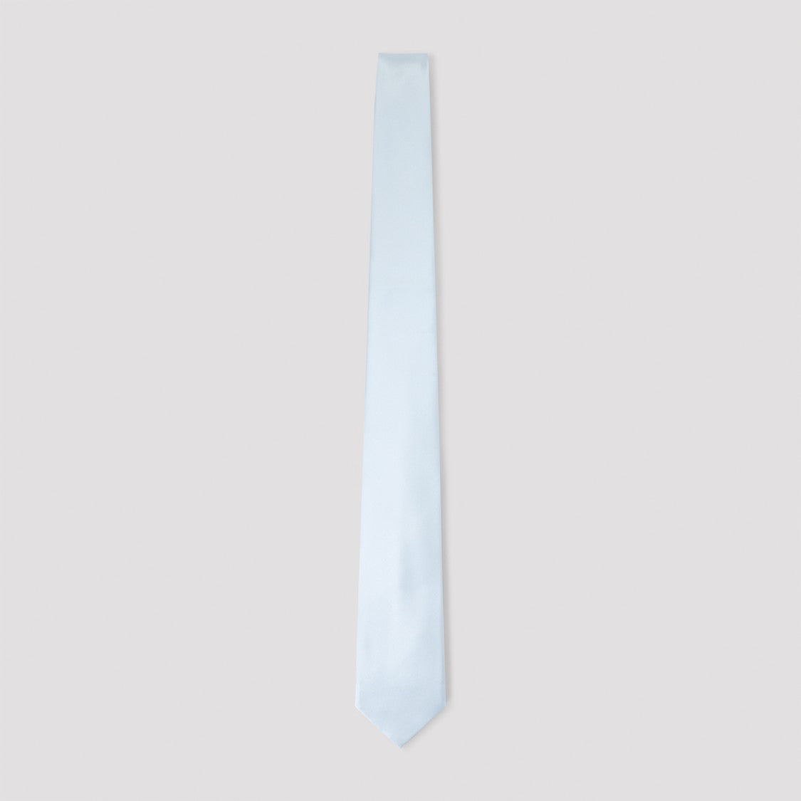 Brioni Light Blue Silk Satin Tie With Classic Design