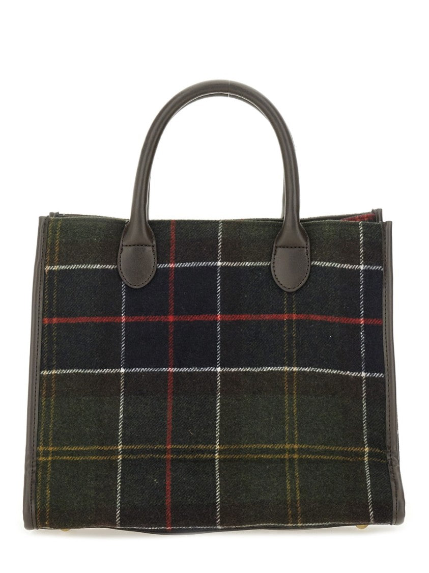 Barbour Tartan "Barrhill" Tote Bag