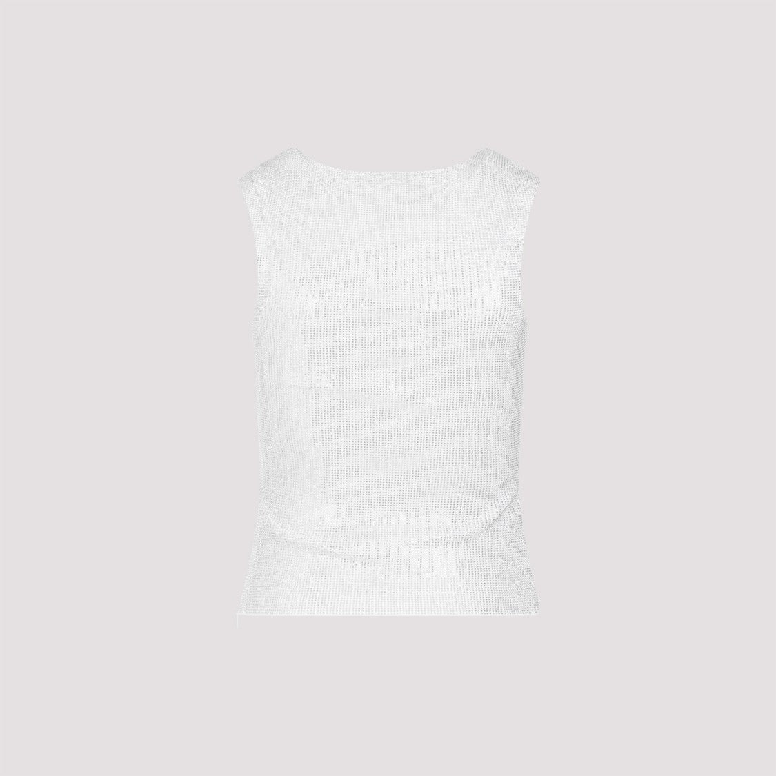 Ermanno Scervino White Cotton Tank Top