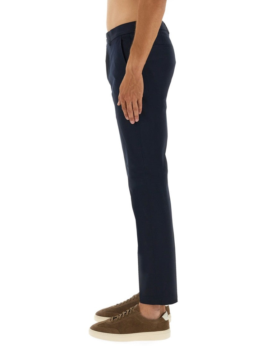 Boss Camel Tailored Blue Slim Fit Pants