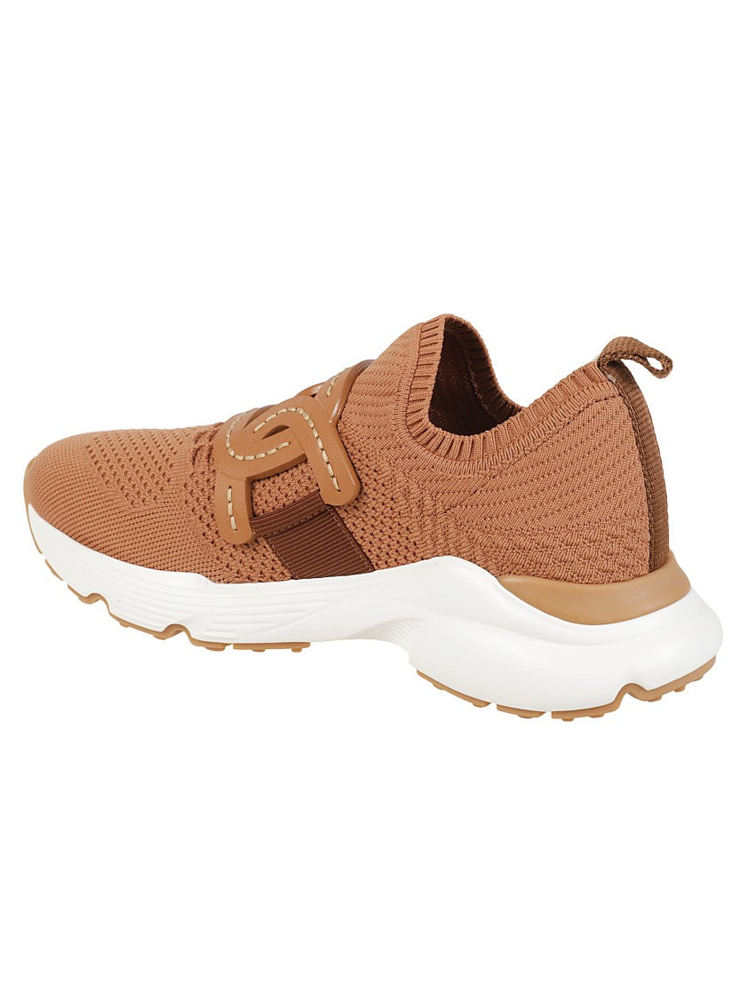 Tod's Modern Knitted Sneakers With Textured Finish